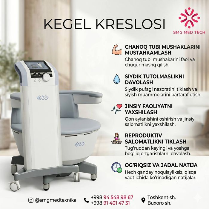 Kegel masajyor, emsella, кегел массажёр, эмселла, трон кегеля