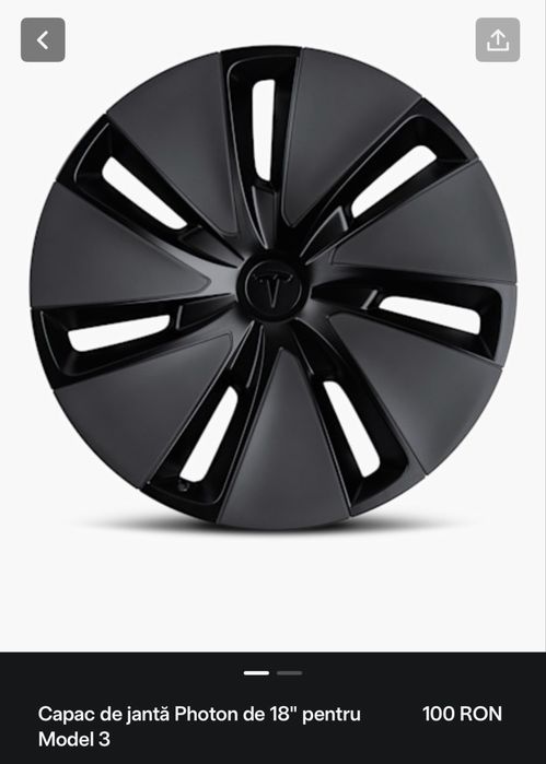 Tesla Model 3 Highland - Photon wheel covers 18”