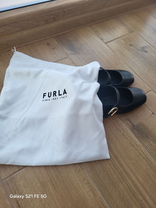 Balerini dama Furla piele naturala, mărimea 39 - stare impecabila