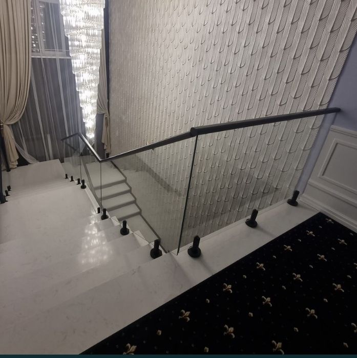 Стеклянные перила