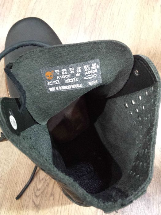 Ghete barbat TIMBERLAND originale noi piele Horween talpa Vibram 40