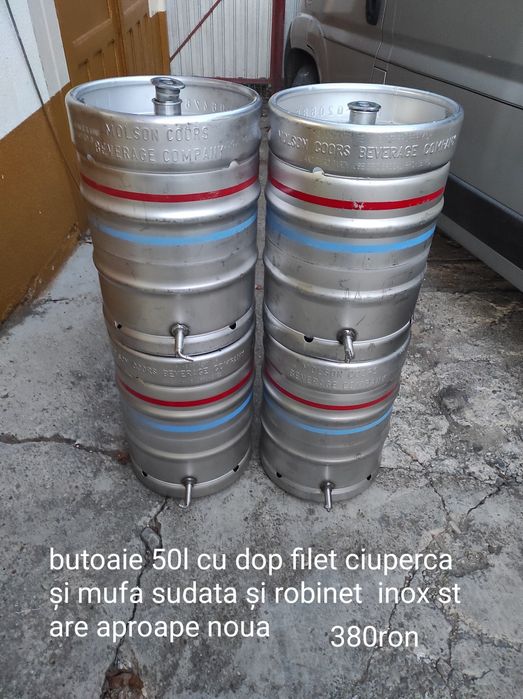 Butoaie inox cu robinet,hidrofor, vas expansiune