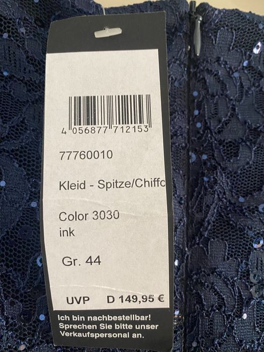 Rochie de seara eleganta bleumarine noua