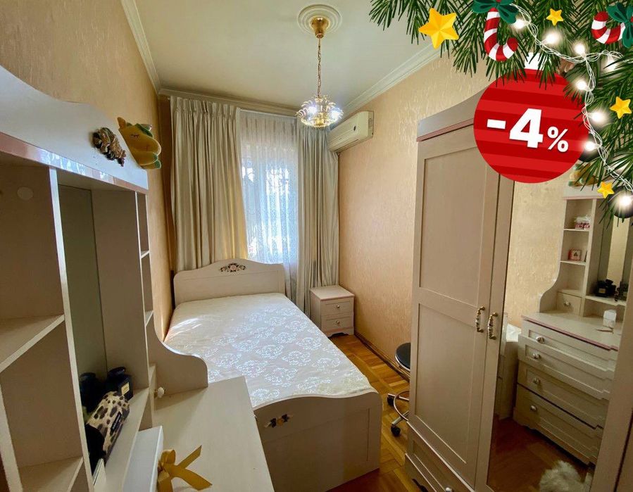 3х комнатная квартира 72 м2  Паркентский рынок, Теген