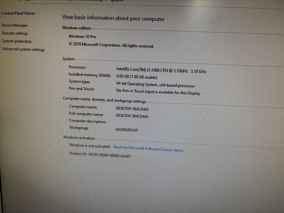 Dell Optiplex 790 | Intel i5 (4 nuclee) | 8GB RAM | 256GB | Stație Lucru Fiabilă