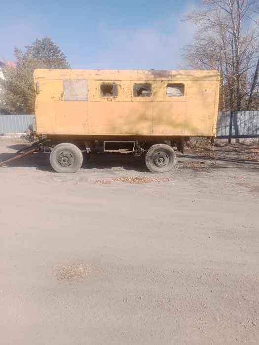 Продам вагончик на колесной платформе