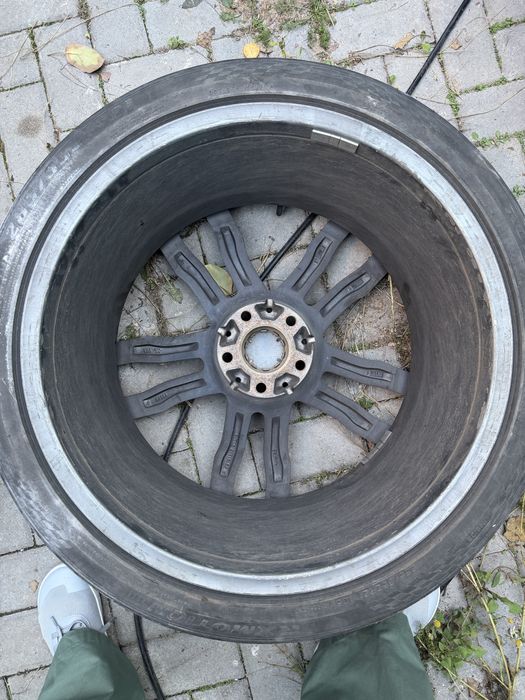 Диски r21 разноширокие на бмв х5