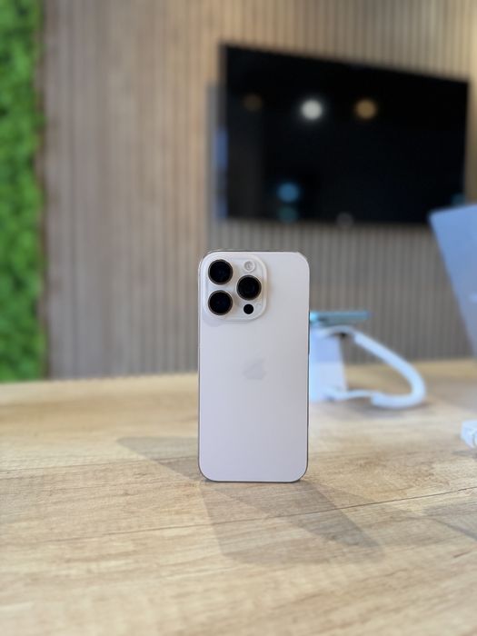 **ATS GSM** iPhone 16 Pro 128Gb Desert/Baterie92%/Grad A/Garantie 1 an