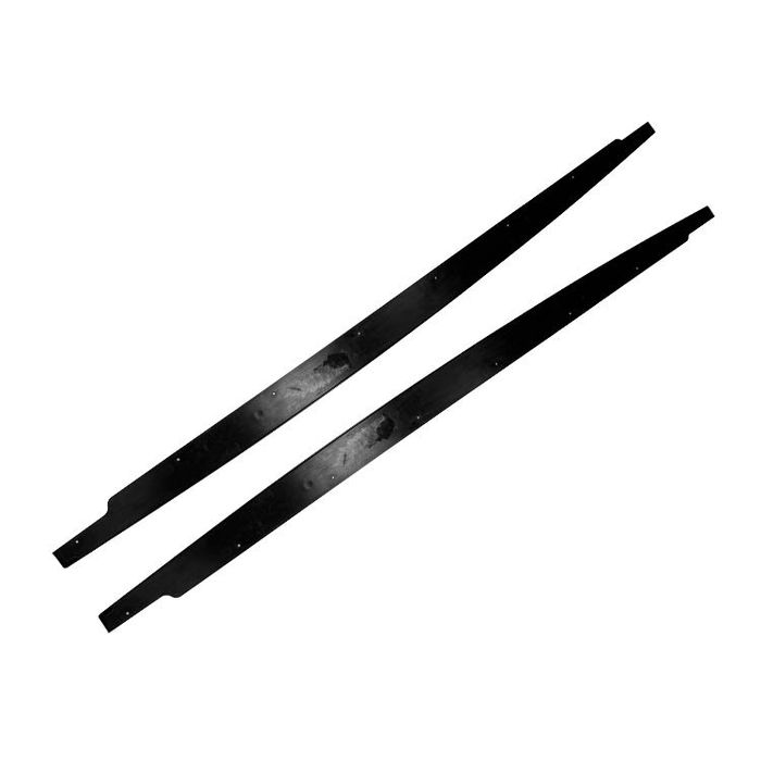 Prelungire prag laterale compatibil Audi A4 B9 2016-2024 negru lucios
