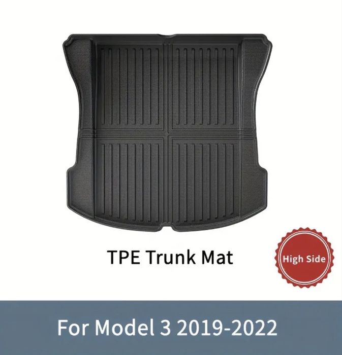 Set 4 covorase auto cauciuc tesla model 3