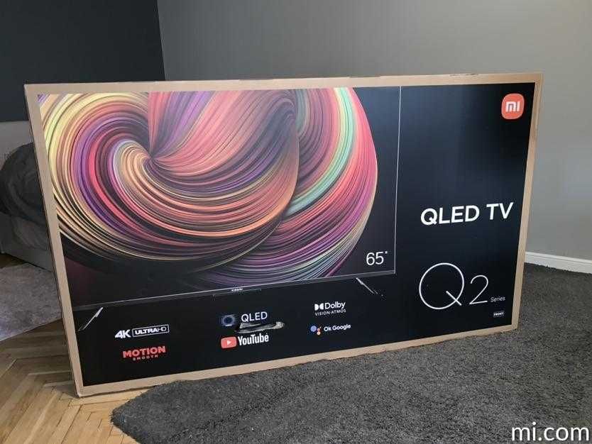 Телевизор Xiaomi 65" Qled UHD 4K Железная рамка Hands Free