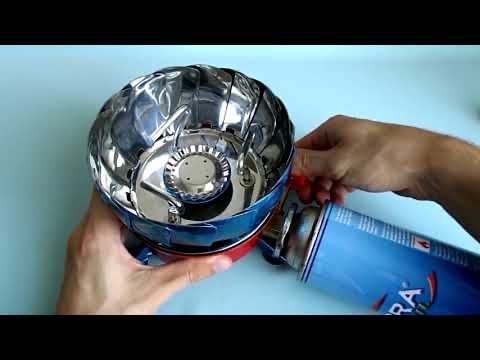 Портативный газовая горелка(Бонус газ баллон 1 шт)