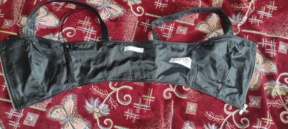 Кожаный топ befree