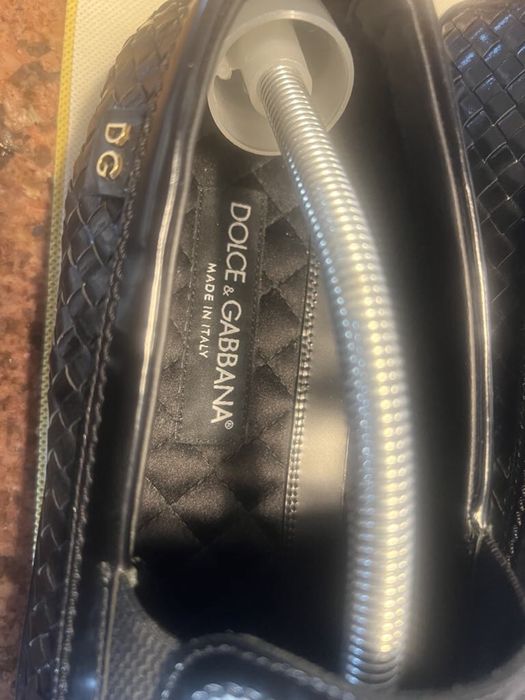 Pantofi de piele impletiti Dolce &Gabbana pentru barbati marimea 44
