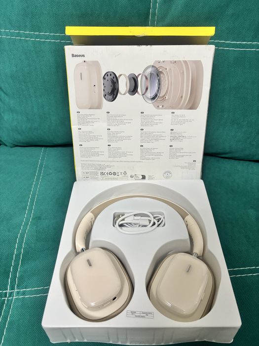 Casti wireless, Baseus, originale, nefolosite