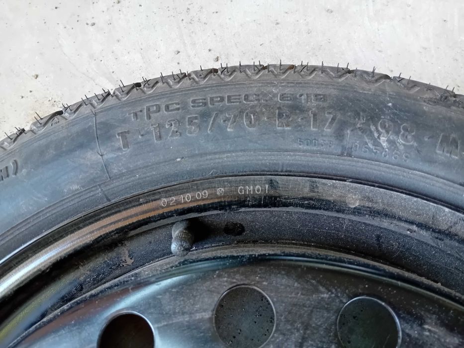 1 бр.гуми патерица Continental  125 70 17 за опел инигма 5x120