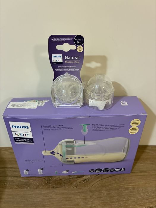 Комплект Philips Natural Resp. 2 бр. Шишета 260 мл + 2 чифта биберони