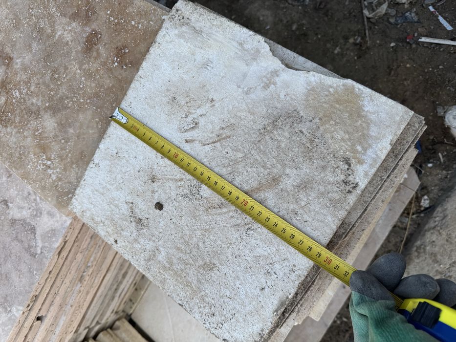 травертин фасад дома