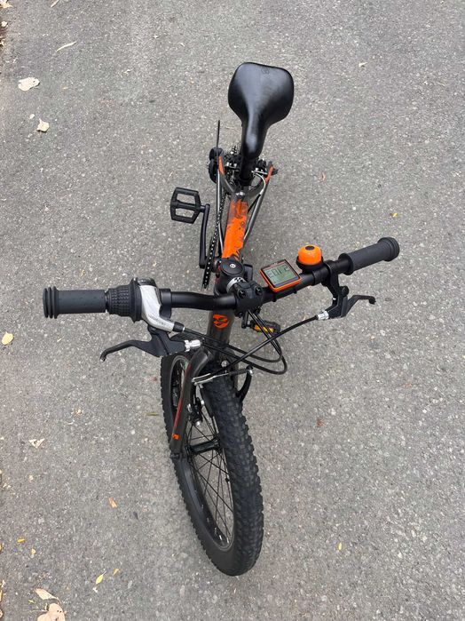 Bicicleta copii Ghost Kato 20" Essential silver/orange
