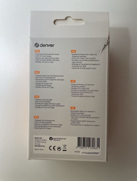 фитнес часы denver