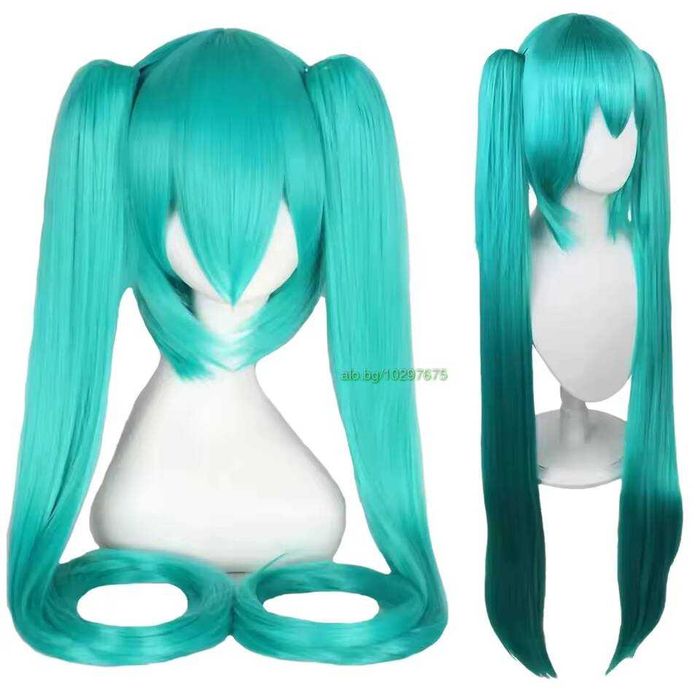 Косплей аниме перука Hatsune Miku Cosplay