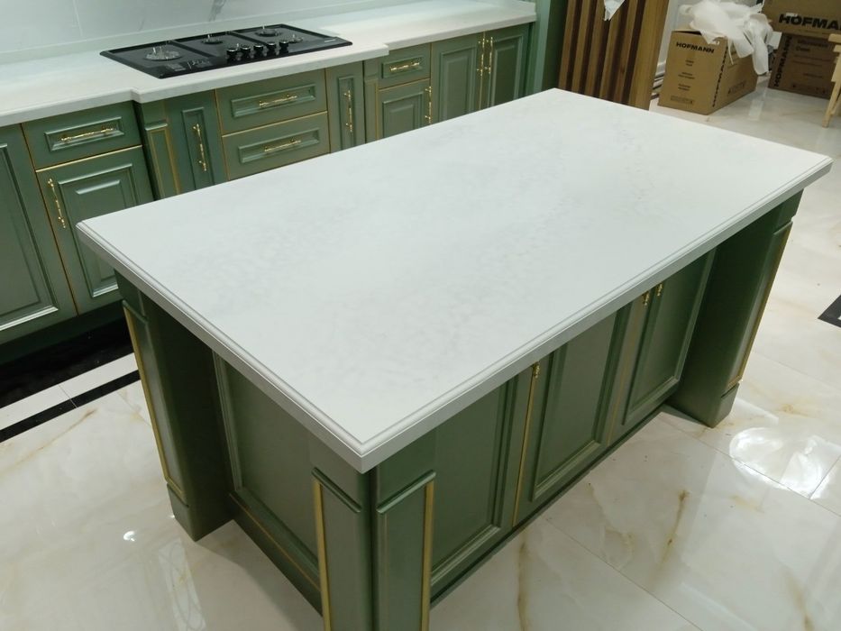 Столешницы из искусственного камня акрил, кварц от "ALKAN STONE"