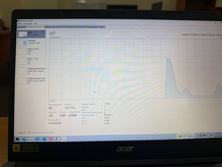 Notebok ACER core i3