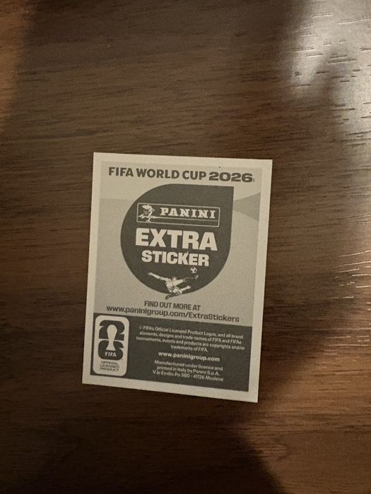 Lionel Messi Bronze Extra Sticker Panini World Cup 2026
