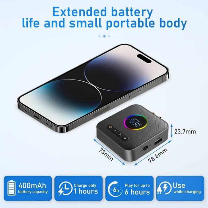 AXFEE Bluetooth 5.4 приемник за HiFi, Bluetooth аудио адаптер