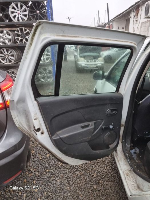 Usa Stanga Spate Dacia Dacia Logan II MCV 2013 - 2016 SUV 4 Usi Blanc Glacier DV369 (1422)