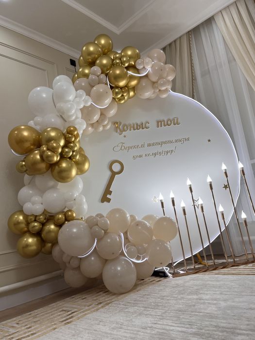 Баннер , мольберт , арки из шаров