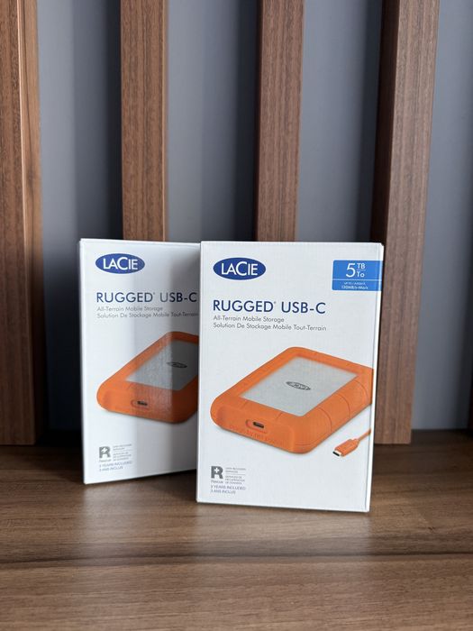 HDD Extern Lacie Rugged 5TB - Noi - Sigilate
