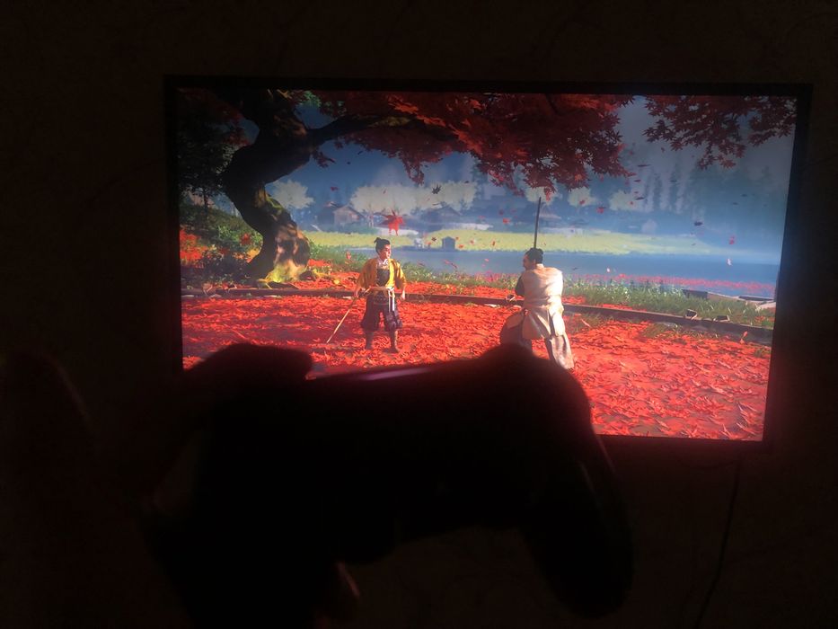 PS4 Slim Прошитая (GoldHEN) + 2 геймпада + Игры