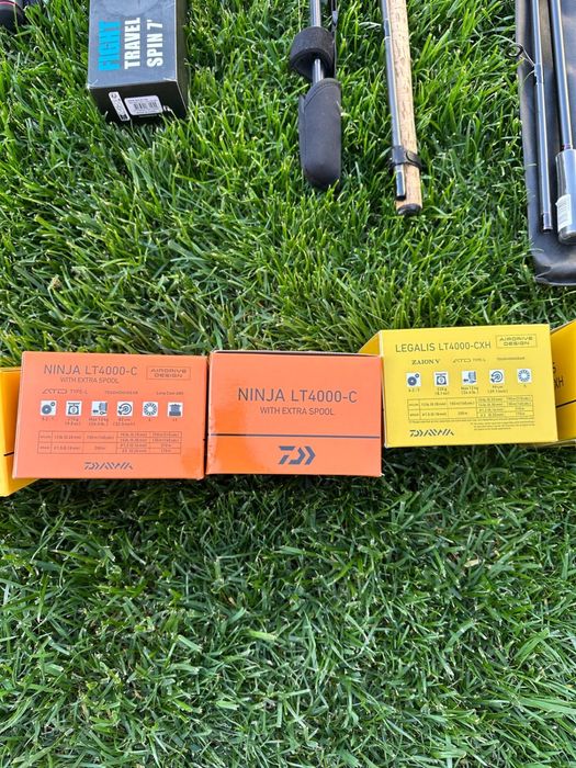 Lanseta si mulineta spinning  Shimano, Daiwa, DAM, Fox Rage