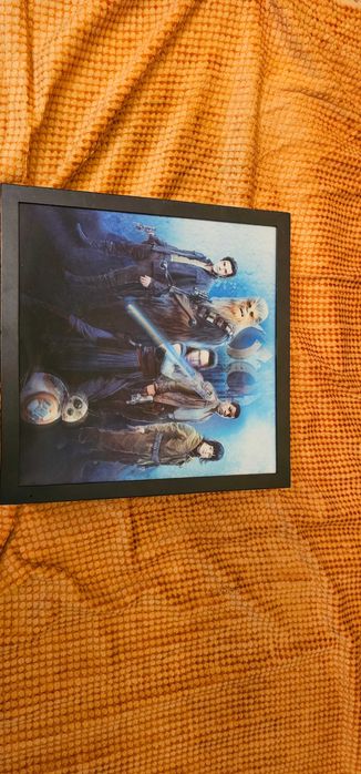 panou luminos 3D star wars