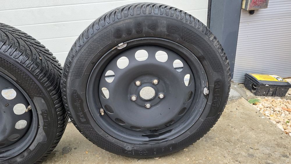 Set cauciucuri Anvelope 205 55 R16, iarna cu jante VW, Audi, Skoda