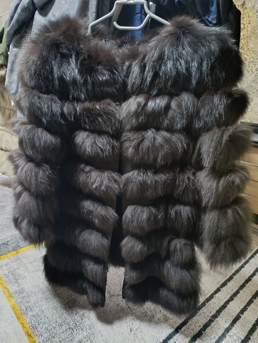 Шуба песец натуралка трансформер