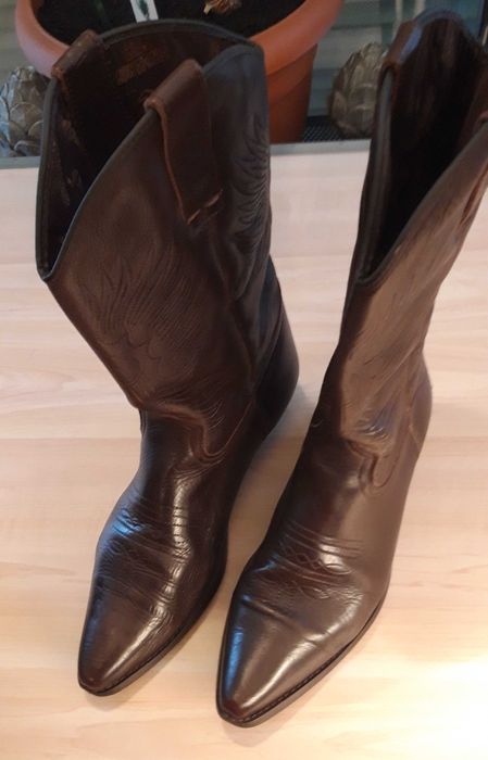 CIZME WESTERN DIN PIELE naturala marimea 44