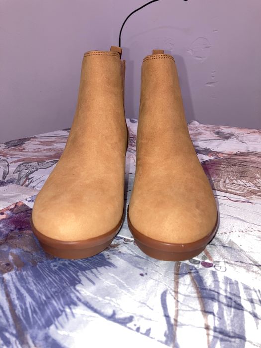 Clark’s дамски боти от набук с платформа -подметка 36,5 номер