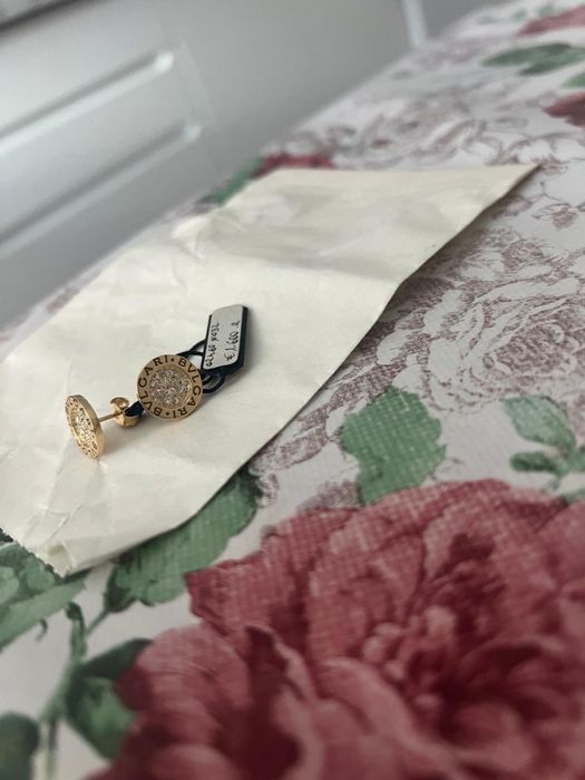 Cercei Bvlgari Aur 18K cu diamante