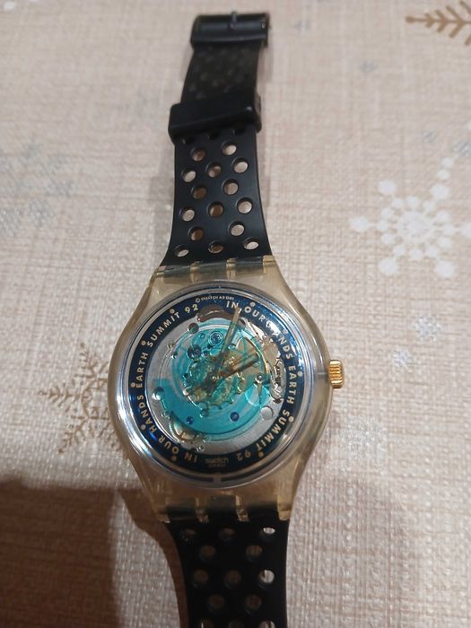 Автентичен Швейцарски часовник swatch swss 1991 самонавиващ се