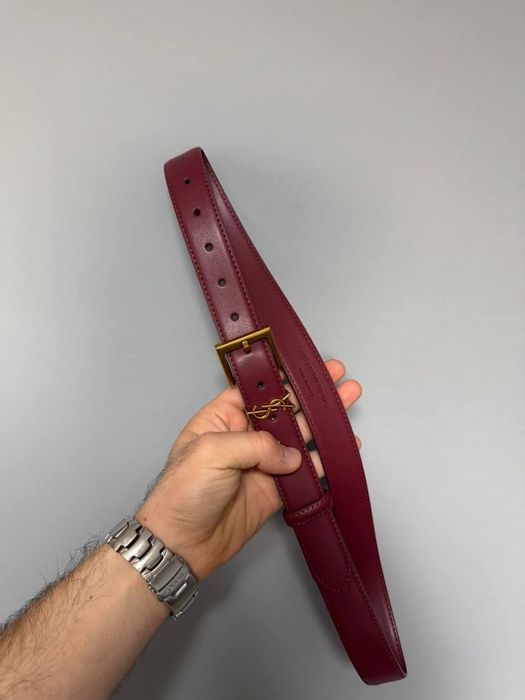 Колан естествена кожа YSL