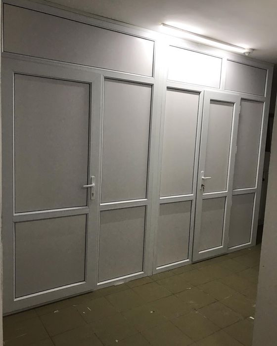 Пластиковые перегородки двери окна