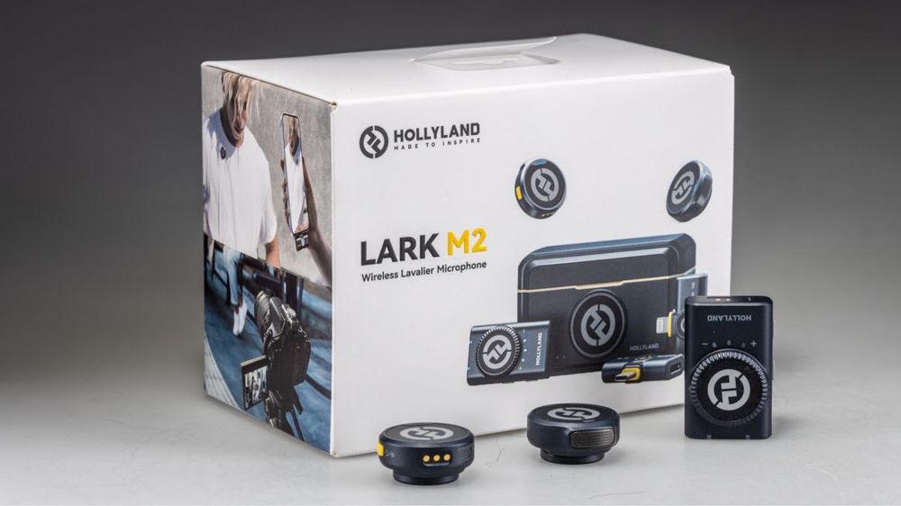 Hollyland wireless microphone lark m2