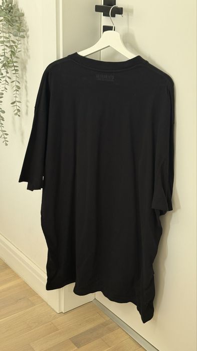 Tricou Vetements negru Toamna Iarna / XL