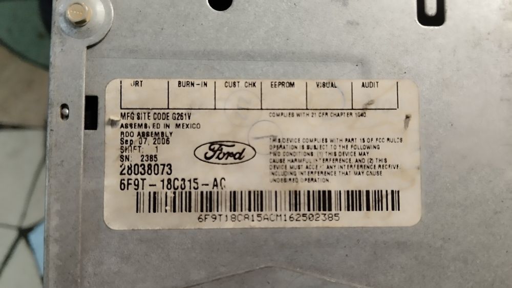 Продажа магнитолы Форд, Мазда