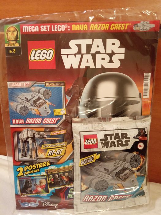 Seturi mici Lego Star Wars (foil bags) cu revistele aferente, sigilate