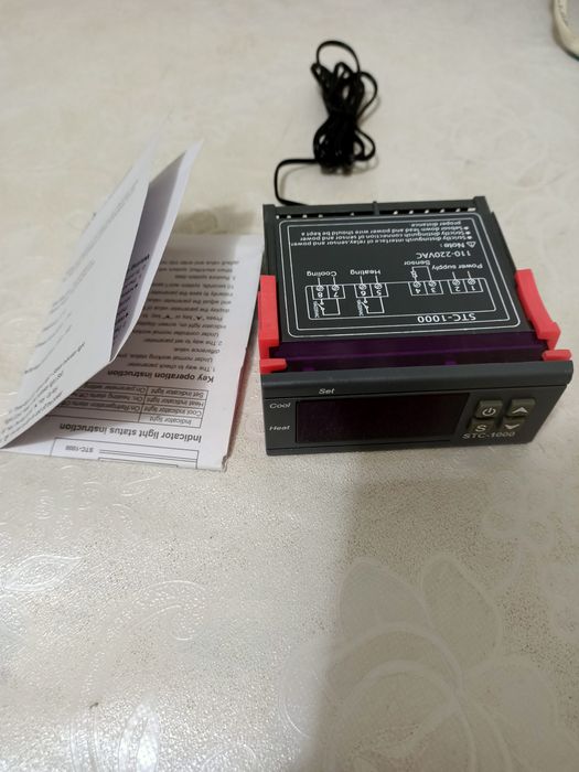 Терморегулятор stc 1000, щуп - термометр