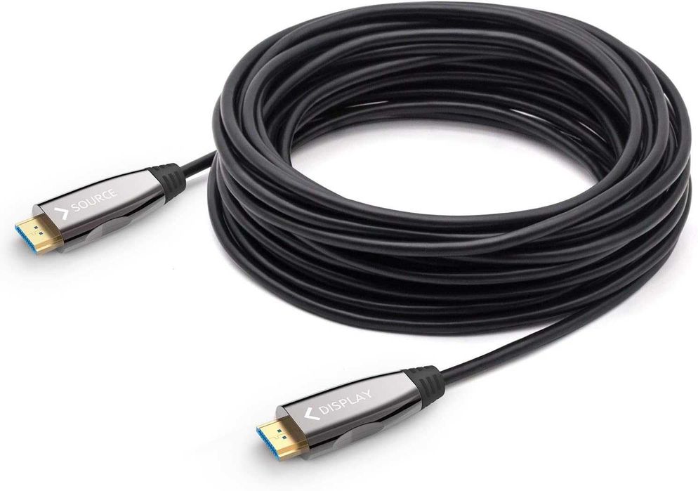 HDMI Fiber Optic Cable, 18Gbps 2.1 High-Speed, 4K*60Hz, 2160p, 48-Bit