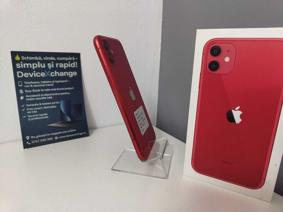 iPhone 11 RED  100% 64 GB SH * Garantie *Buy Back * deviceXchange
